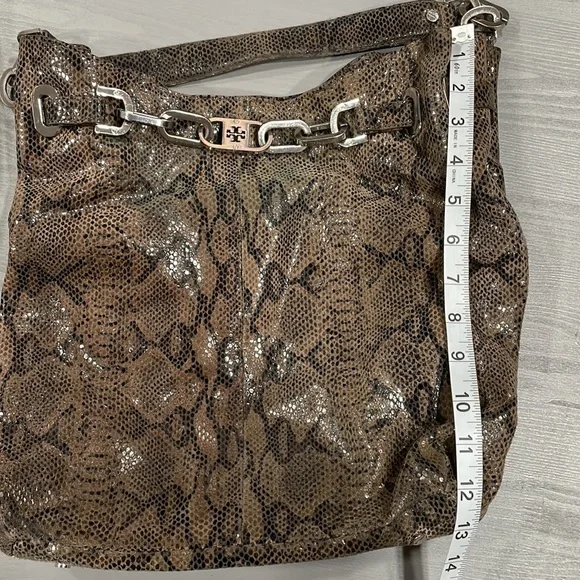 Tory Burch Natalya Python hobo - Picture 16 of 17